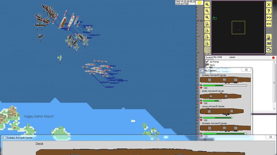Скриншот 4 из Carrier Battles WW2: Admiral of the Fleet