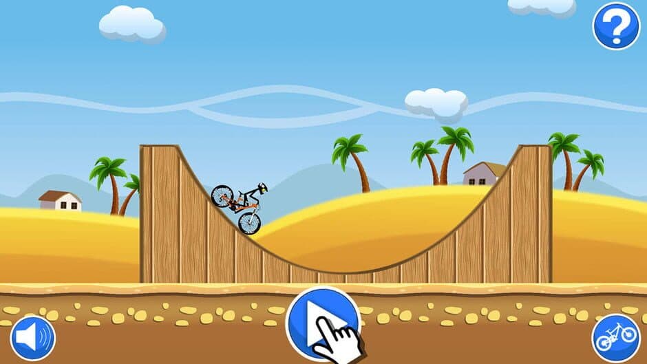 Скриншот 5 из Mountain Bike Hill Climb Race: Real 2D Arcade Dirt Racing Games