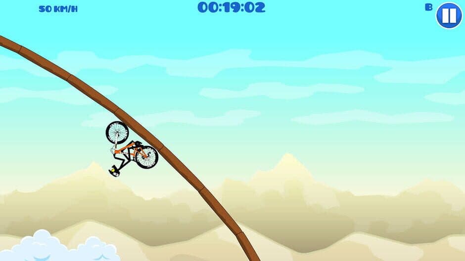 Скриншот 1 из Mountain Bike Hill Climb Race: Real 2D Arcade Dirt Racing Games