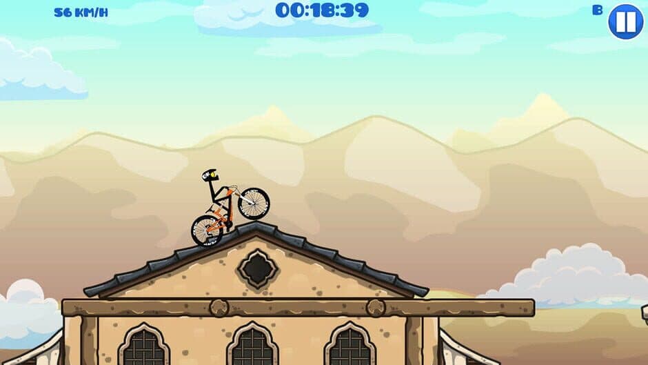 Скриншот 2 из Mountain Bike Hill Climb Race: Real 2D Arcade Dirt Racing Games