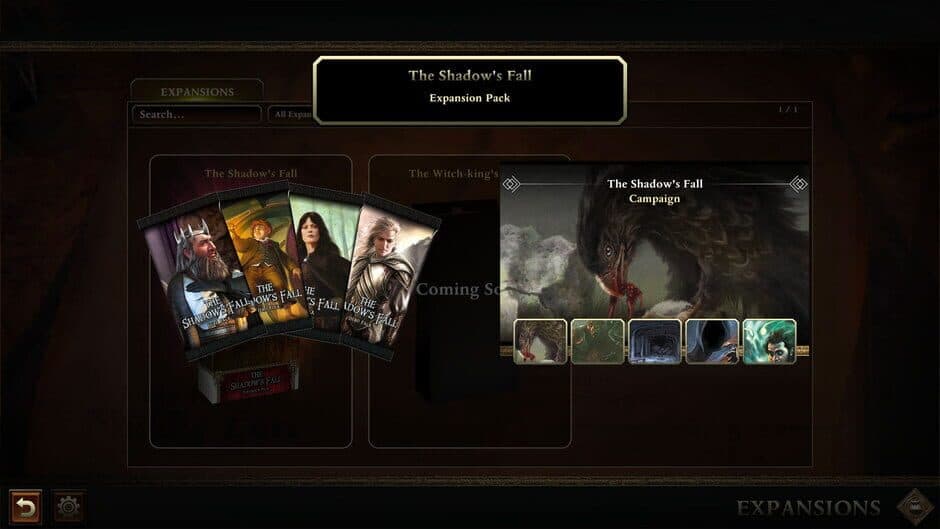 Скриншот 1 из The Lord of The Rings ACG: The Shadow's Fall Expansion