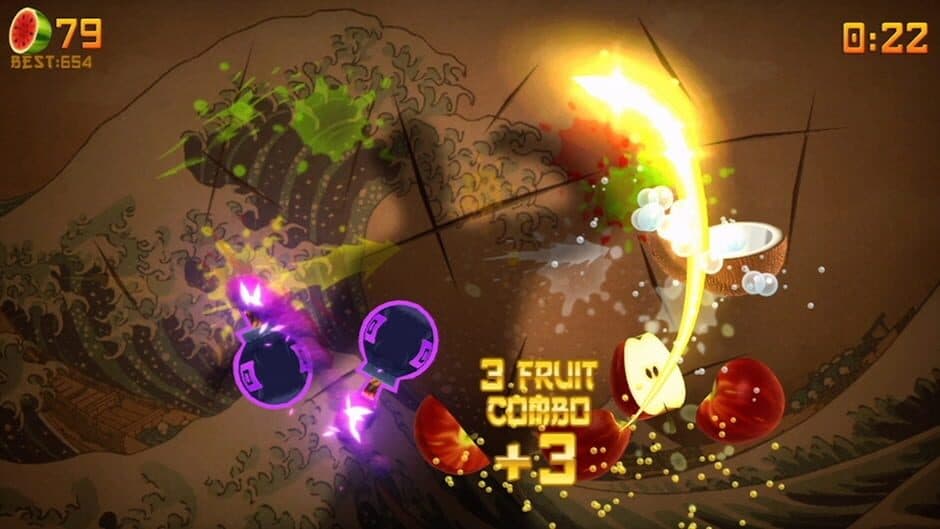 Скриншот 9 из Fruit Ninja Kinect