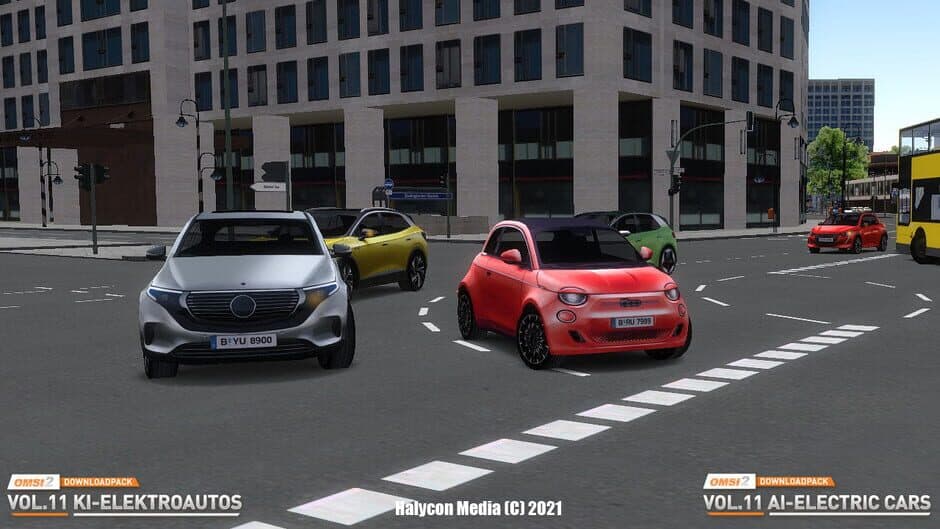 Скриншот 12 из OMSI 2: Downloadpack Vol.11 - AI-Electric Cars