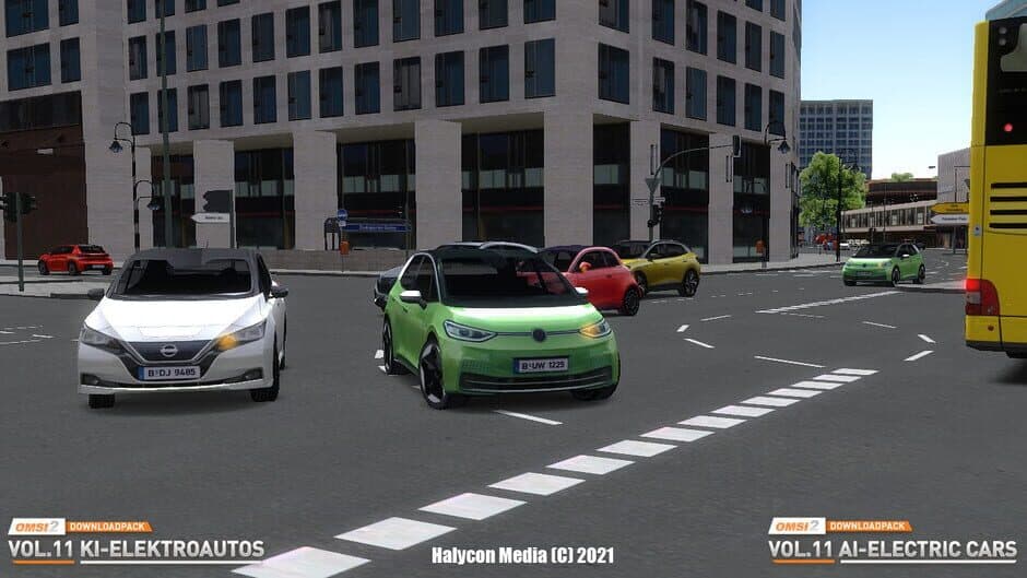 Скриншот 11 из OMSI 2: Downloadpack Vol.11 - AI-Electric Cars