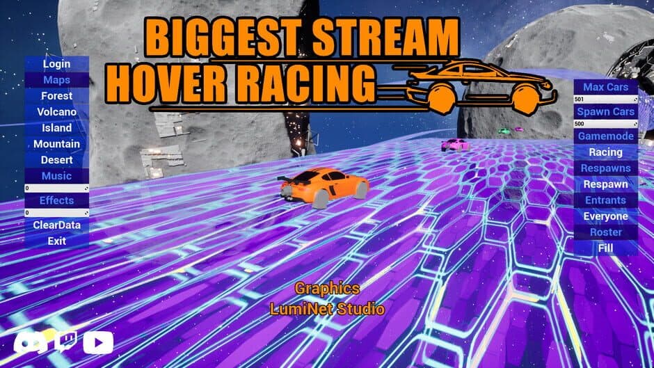 Скриншот 1 из Biggest Stream Hover Racing