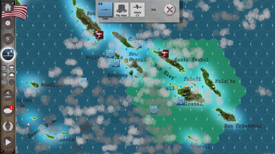 Скриншот 9 из Carrier Battles 4 Guadalcanal: Submarines & Torpedo Alley Scenario