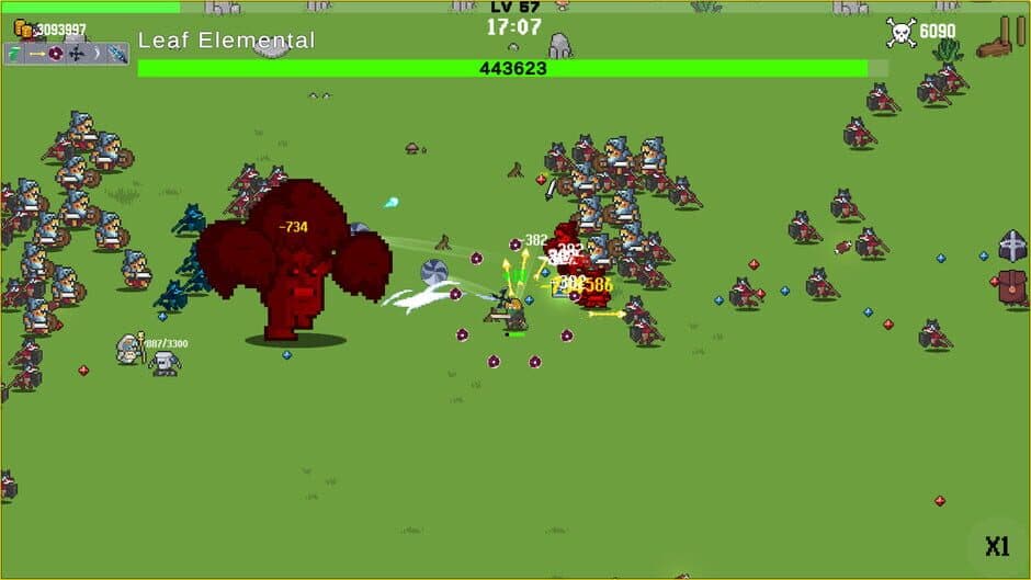 Скриншот 2 из Pixel Survivors: Roguelike