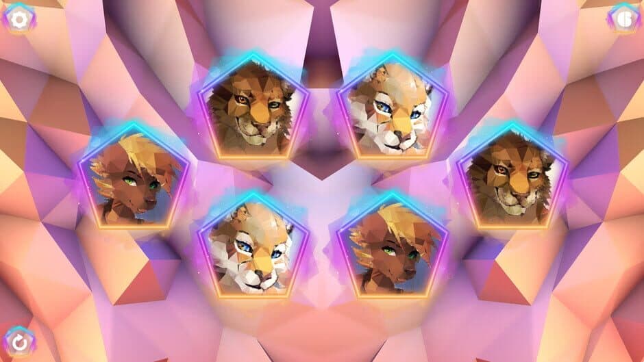 Скриншот 2 из Poly Memory: Furries