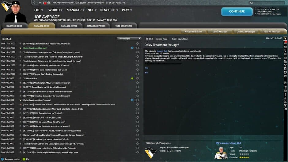 Скриншот 12 из Franchise Hockey Manager 9