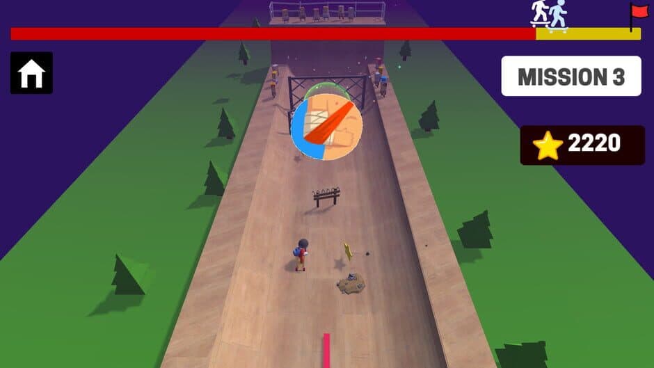 Скриншот 5 из Two Skateboards Driving Simulator