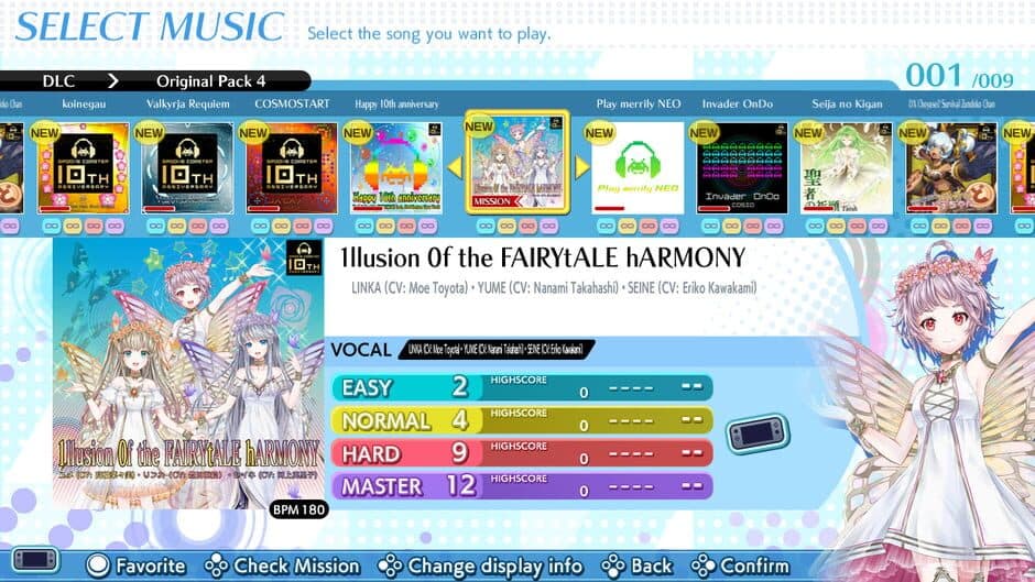 Скриншот 5 из Groove Coaster: Wai Wai Party!!!! - Original Pack 4: 10th Anniversary