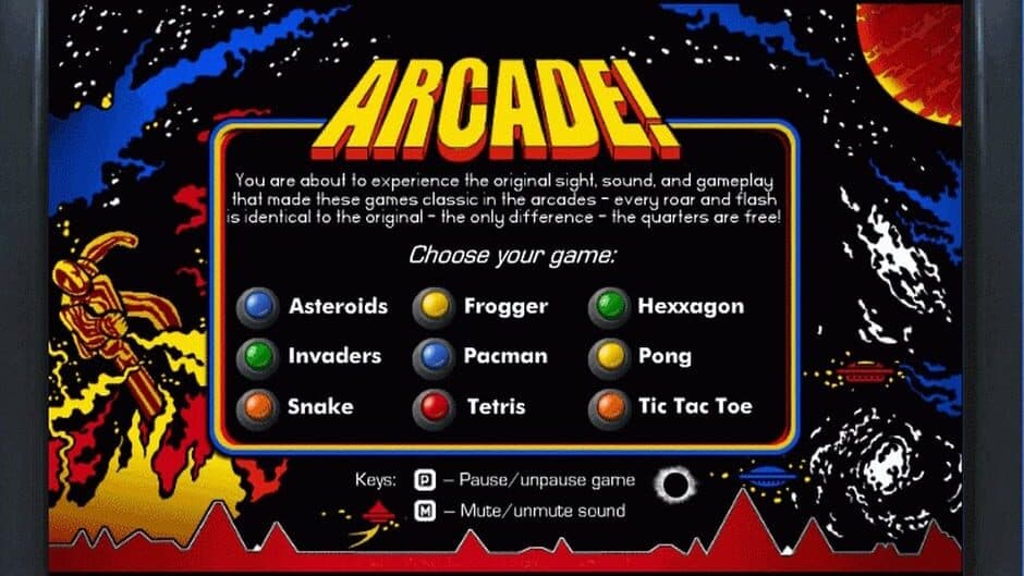 Скриншот 1 из Arcade! Classic Arcade Pack