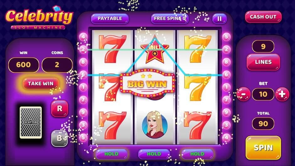 Скриншот 4 из Celebrity Slot Machine