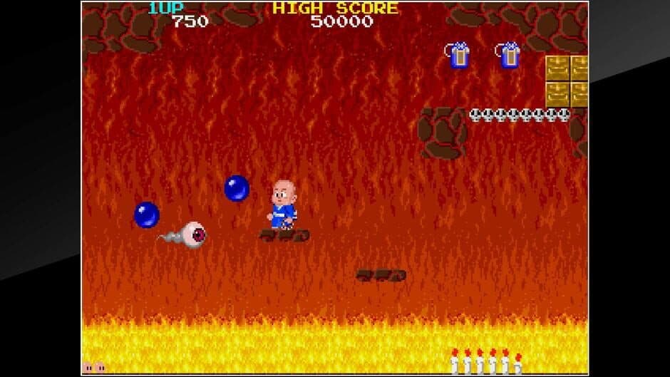 Скриншот 2 из Arcade Archives: Bonze Adventure