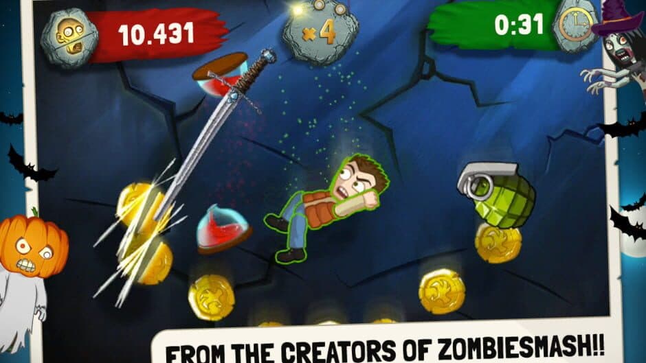 Скриншот 1 из Zombie Swipeout
