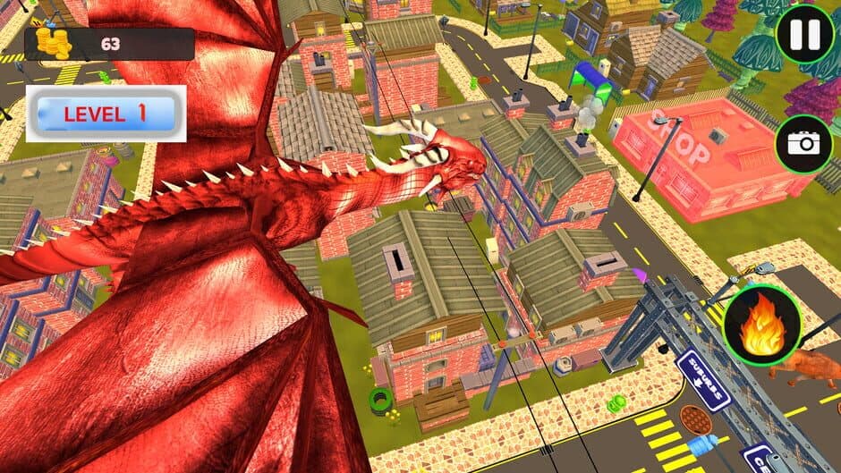 Скриншот 2 из Fly Fly Dragon!