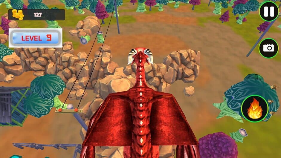 Скриншот 4 из Fly Fly Dragon!