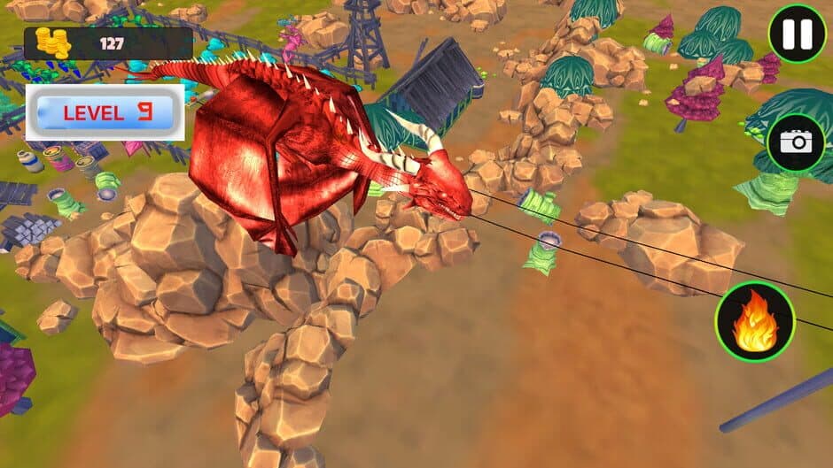 Скриншот 5 из Fly Fly Dragon!