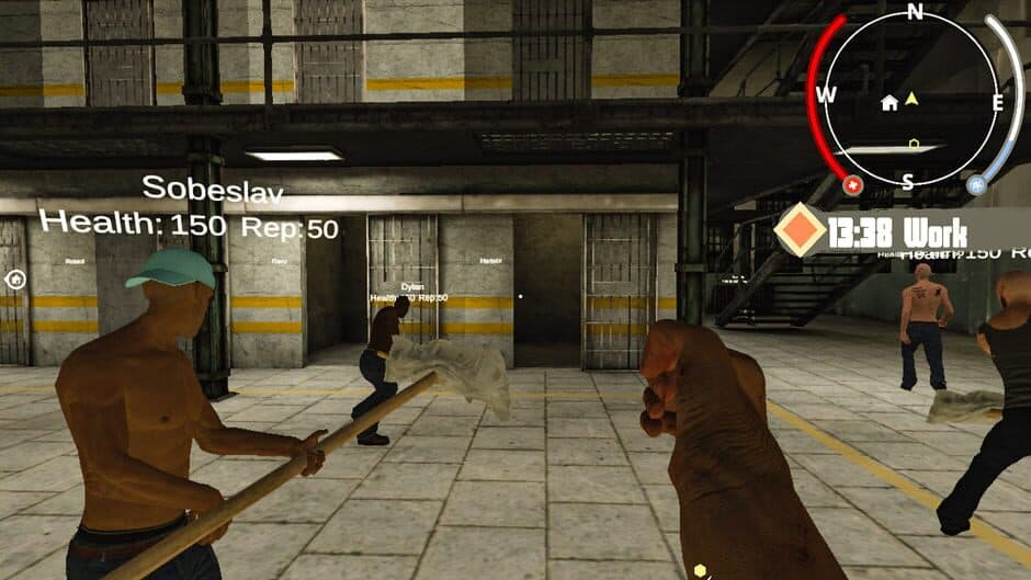 Скриншот 5 из Prison Life Simulator Jail: Gangster Escape Games Scary Architect Battle