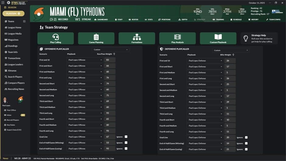 Скриншот 7 из Draft Day Sports: College Football 2024