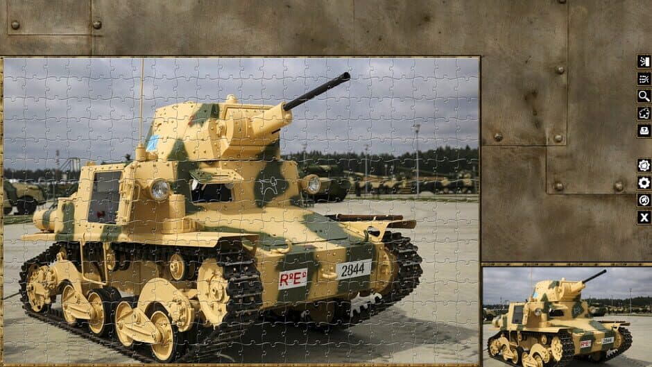 Скриншот 3 из Pixel Puzzles WW2 Jigsaw: Italian Tanks