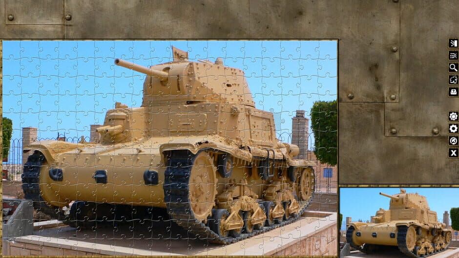 Скриншот 8 из Pixel Puzzles WW2 Jigsaw: Italian Tanks