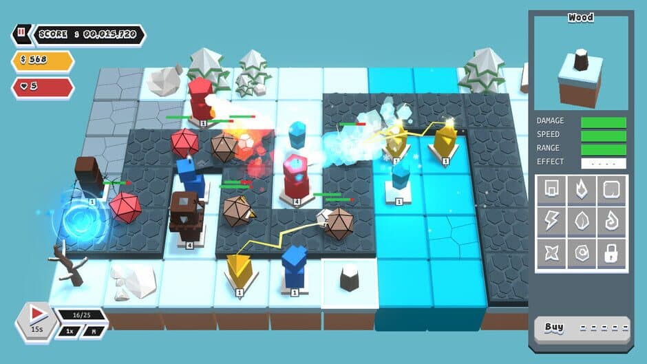 Скриншот 3 из Polygons Tower Defense