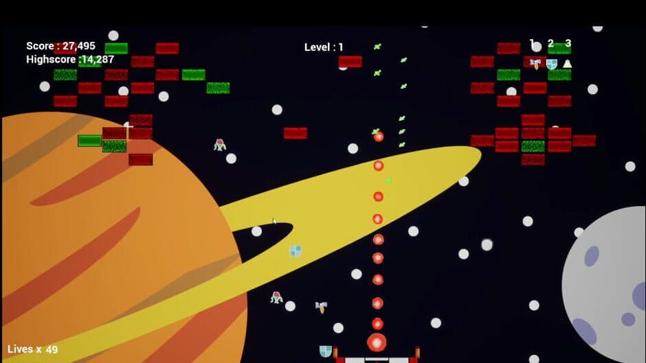 Скриншот 2 из Galaxy Bricks