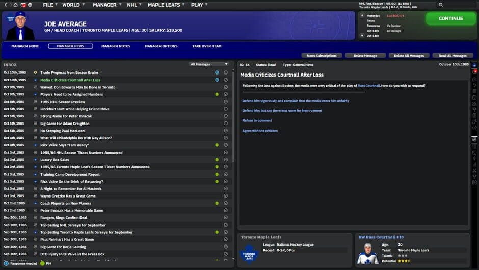 Скриншот 7 из Franchise Hockey Manager 10