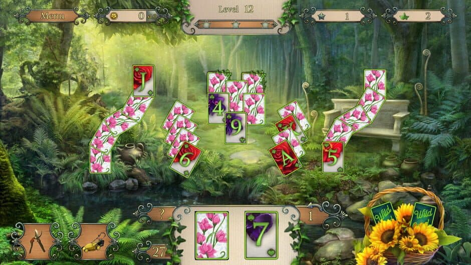Скриншот 6 из Flowers Garden Solitaire