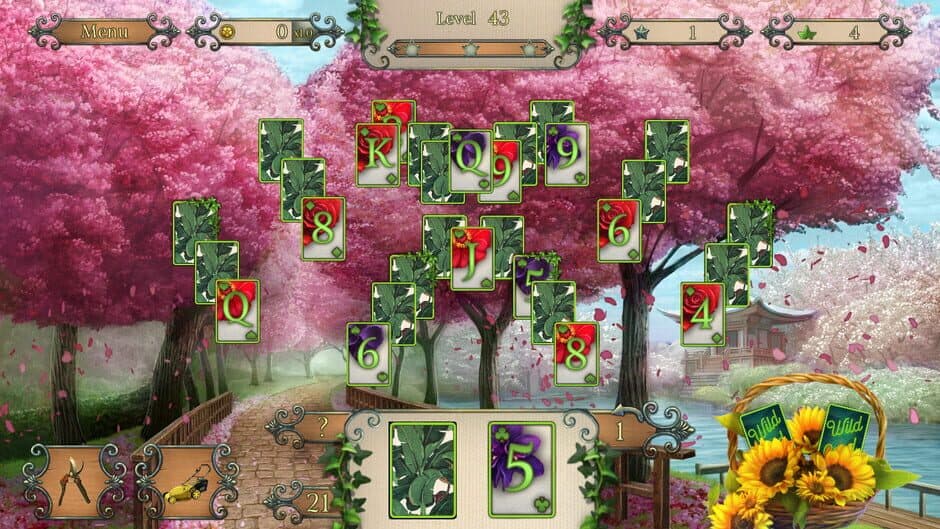Скриншот 8 из Flowers Garden Solitaire
