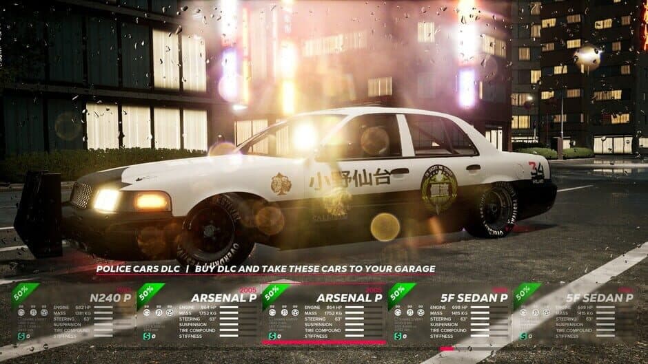 Скриншот 10 из OverDrift Festival: Police Cars Pack