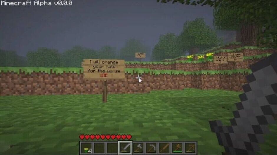 Скриншот 1 из Minecraft Alpha 0.0.0