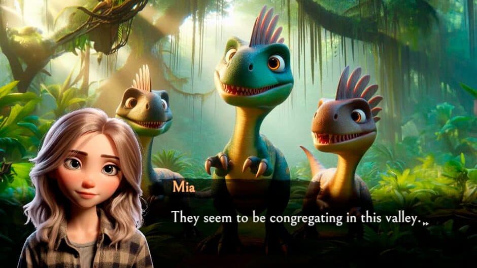 Скриншот 1 из Dinosaur Crossing: Unravel and Discover