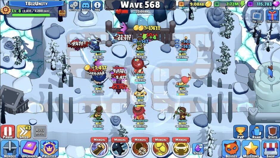 Скриншот 2 из Idle Hero TD
