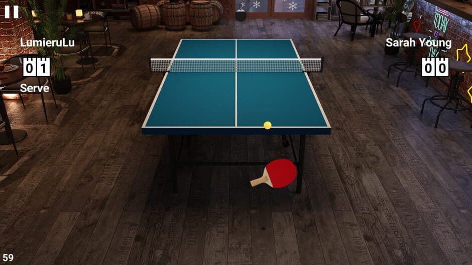 Скриншот 2 из Virtual Table Tennis