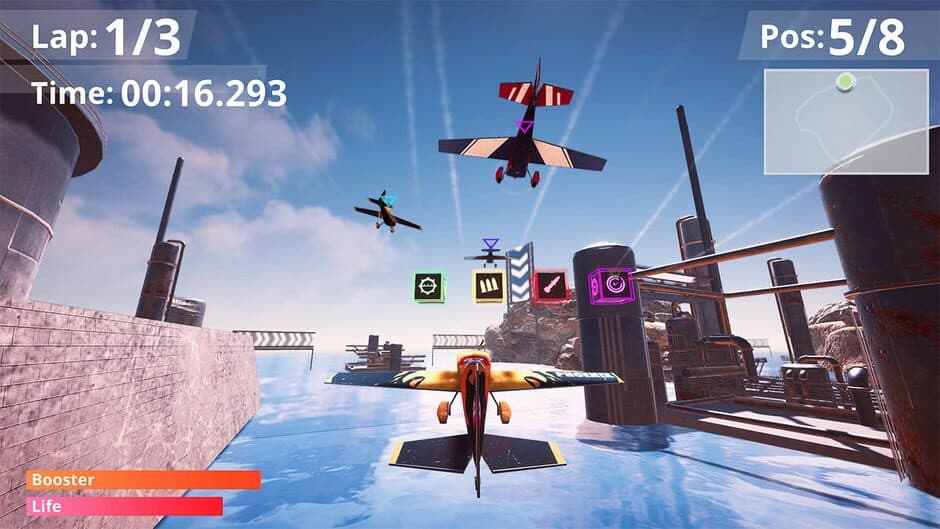 Скриншот 1 из Sky Airplane Racer: Flight & Fight Simulator
