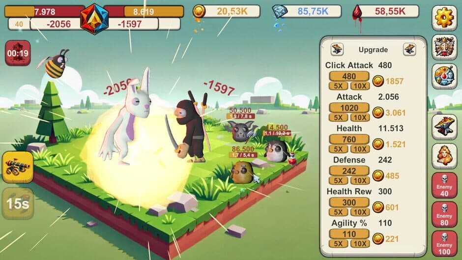 Скриншот 2 из Infinite Idle: Online Clicker RPG