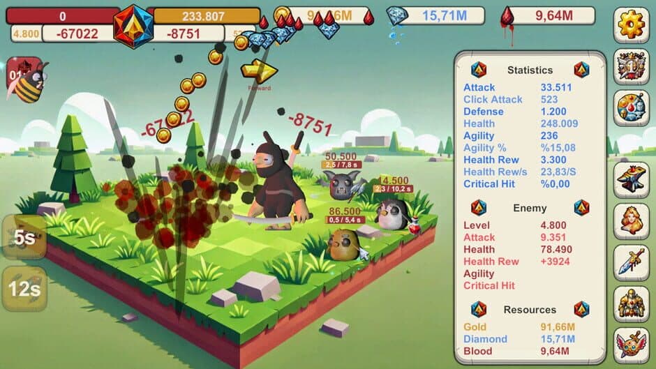 Скриншот 5 из Infinite Idle: Online Clicker RPG