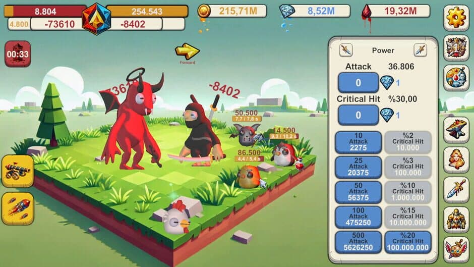 Скриншот 6 из Infinite Idle: Online Clicker RPG