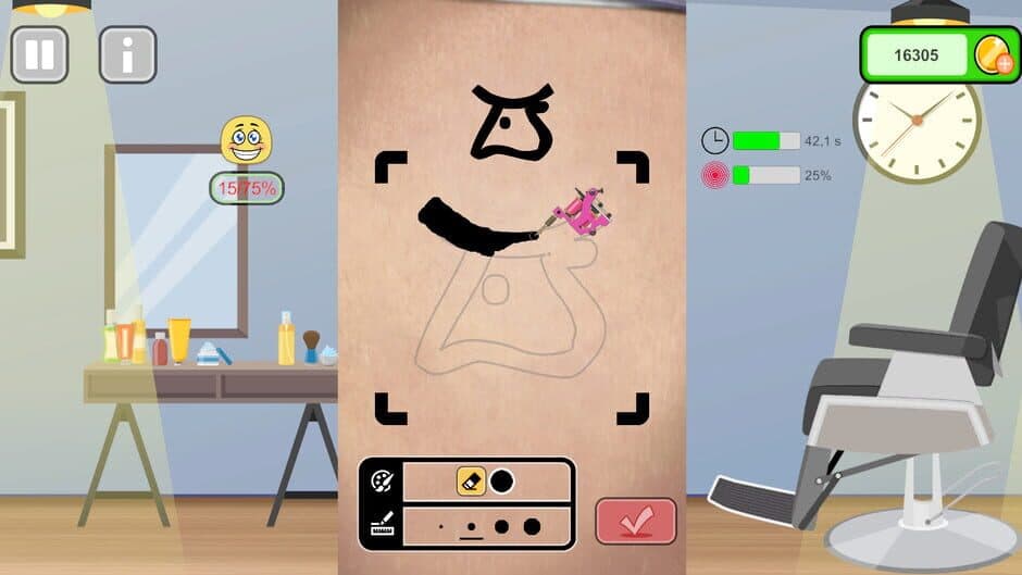 Скриншот 3 из Tattoo Studio Simulator