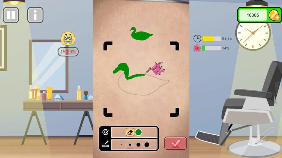 Скриншот 4 из Tattoo Studio Simulator
