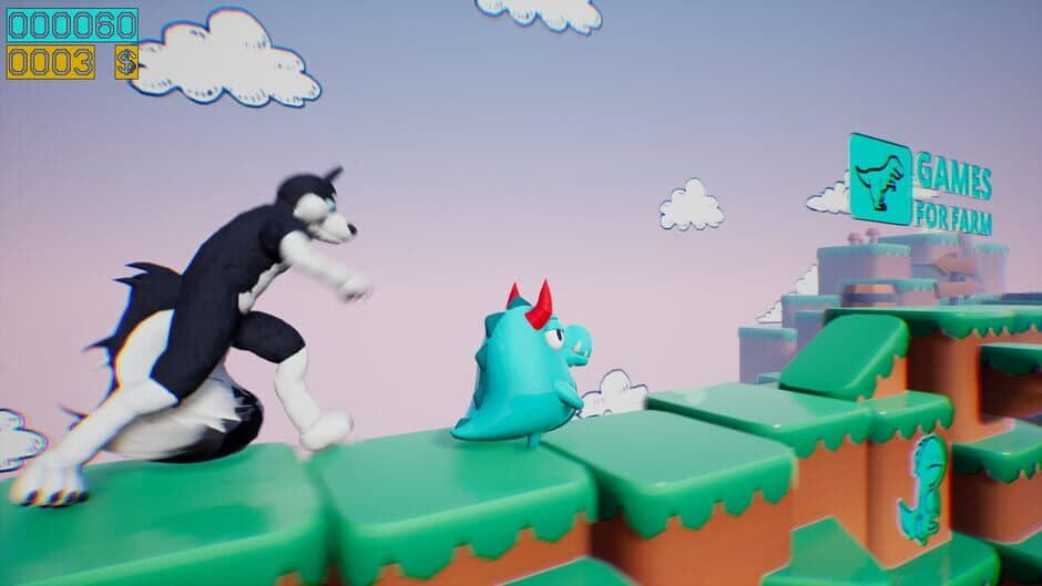 Скриншот 7 из Dino Running from a Furry: Gamesforfarm