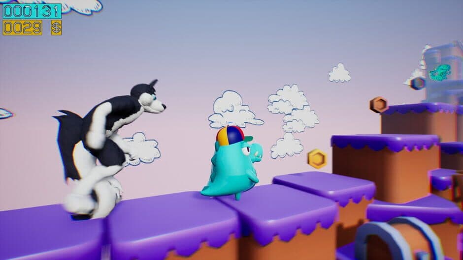 Скриншот 1 из Dino Running from a Furry: Gamesforfarm