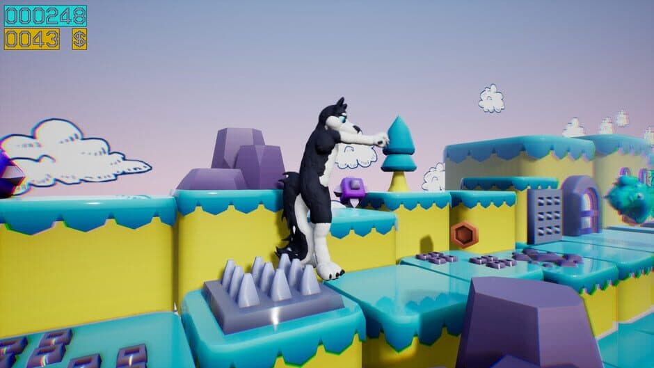 Скриншот 4 из Dino Running from a Furry: Gamesforfarm