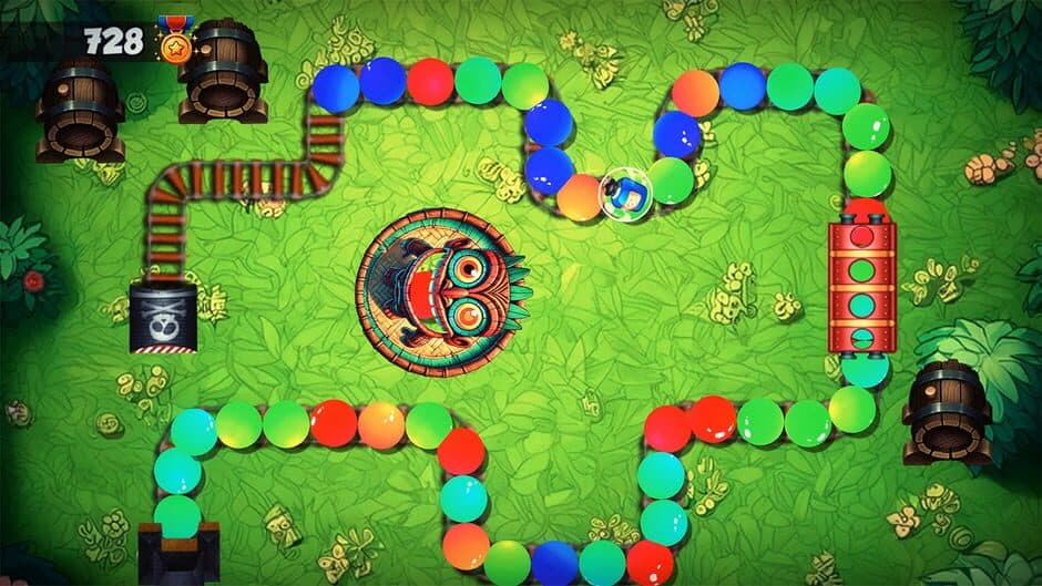 Скриншот 4 из Zumba: The Marble Shooter Tikki Adventure