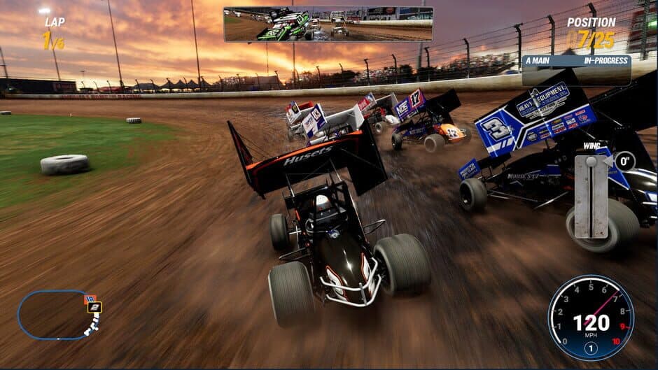 Скриншот 5 из World of Outlaws: Dirt Racing 24 Gold Edition