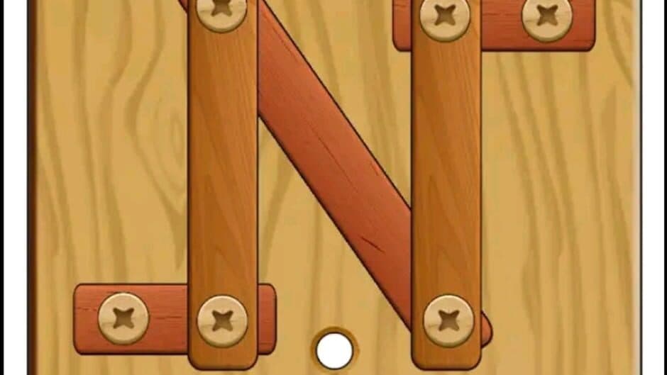 Скриншот 1 из Wood Nuts & Bolts Puzzle