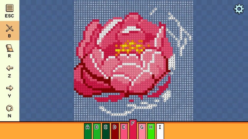 Скриншот 4 из Pixel Cross Stitch: Color by Number - Flowers and Butterflies Pack 2