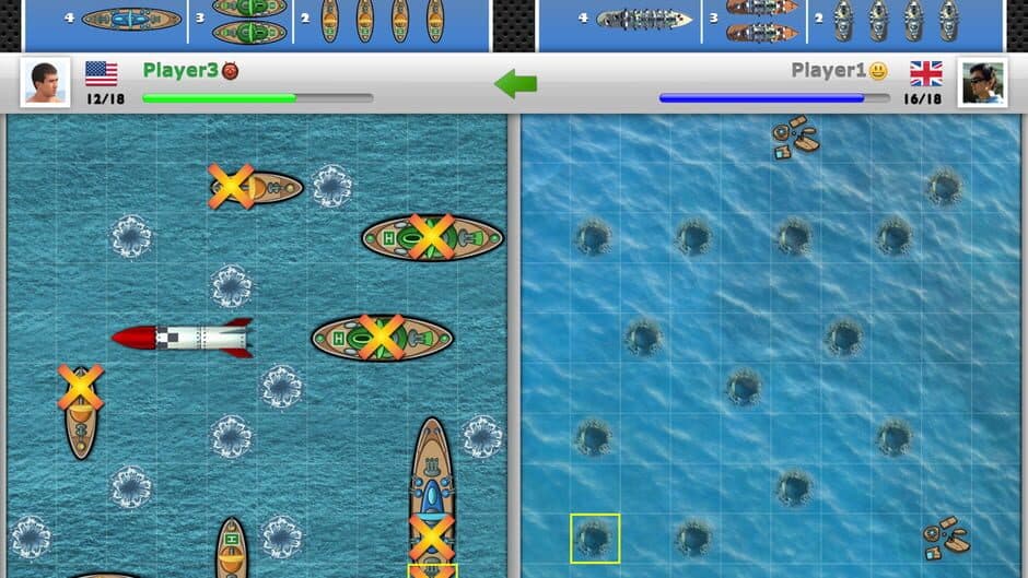 Скриншот 1 из Naval Warfare Multi-shot